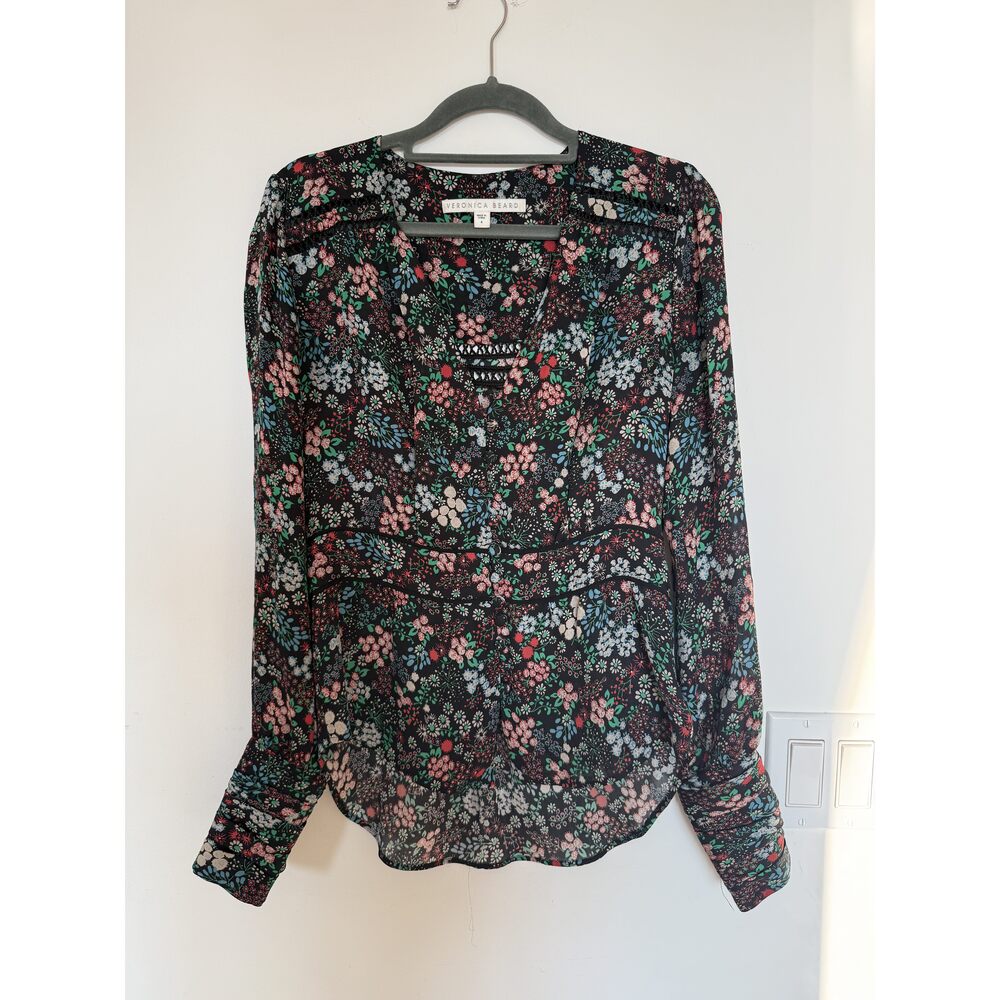 Veronica Beard Black Blouse 4